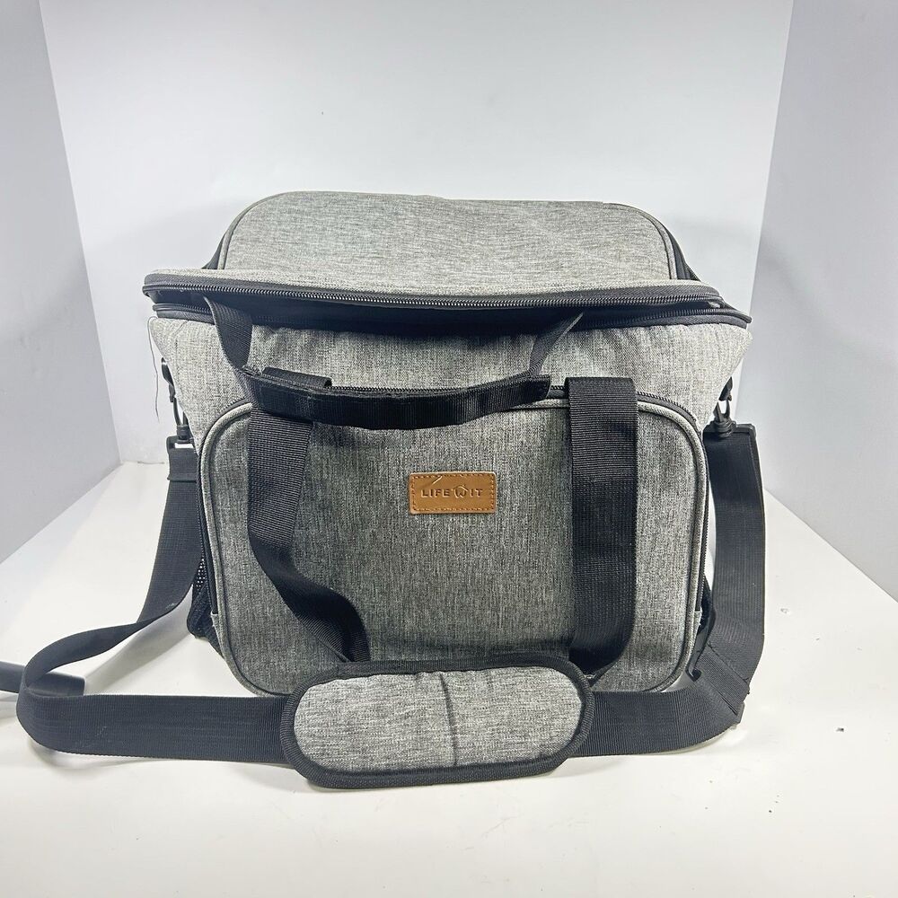 Lifewit 24L Insulated Cooler Bag Large 40-Can Soft Sided Thermal Lunch Box Gray